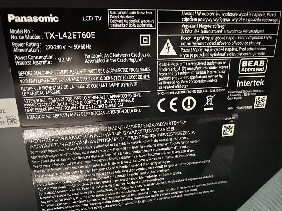 Telewizor Panasonic 42cale