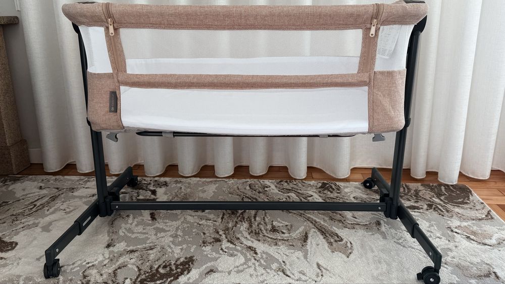 Berço Co-sleeping Kinderkraft Nestee Up 2 (bege) - Next to me