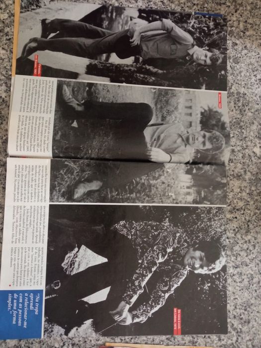 Revista Caras do Marco Paulo autografafa