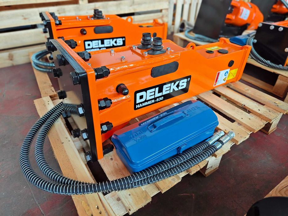 Martelo Silencioso p/Escavadora 2.5-5T-HAMMER-530 -ENVIO +IVA INCLUÍDO
