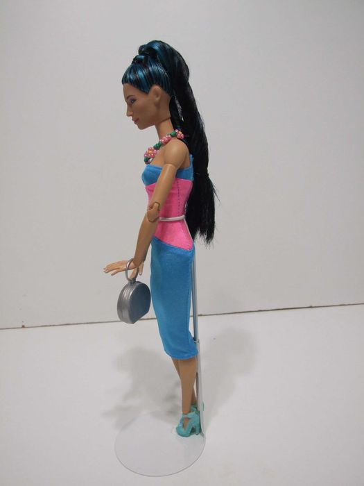 lalka Barbie Mattel made to move mtm ze stojakiem