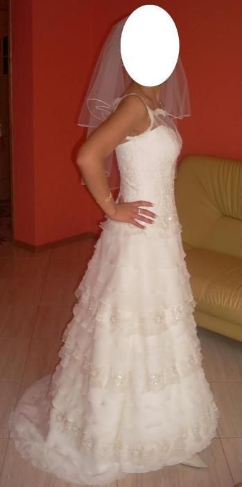 Suknia ślubna, rozmiar 38