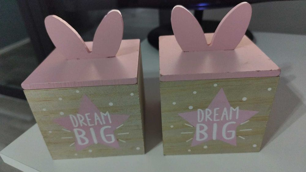 Dekoracyjne pudełka szkatułka dla dzieci na biżuterie  nie tylko 2 szt