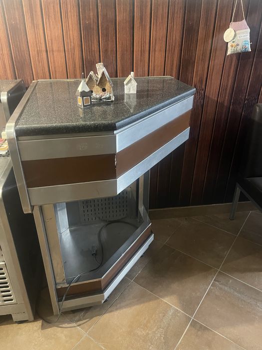 Balcao frigorifico com canto e moinho