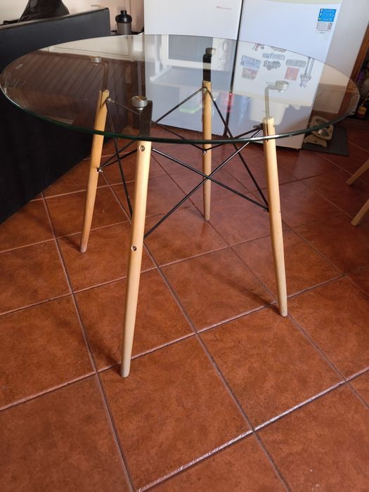 Mesa jantar vidro