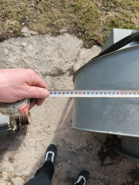Wentylator dmuchawa promieniowa wyciąg duży z silnikiem 7,5kW