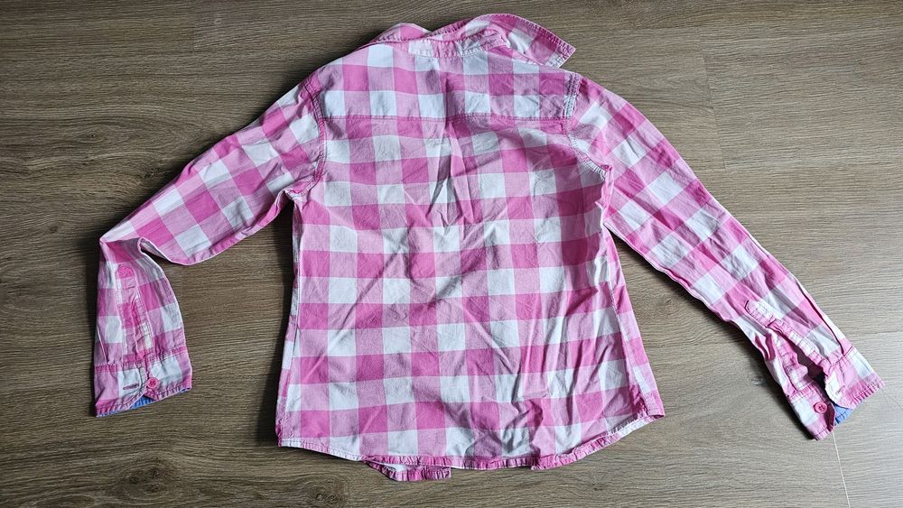 Koszula w kratę różowa Myszka Minie 128/134