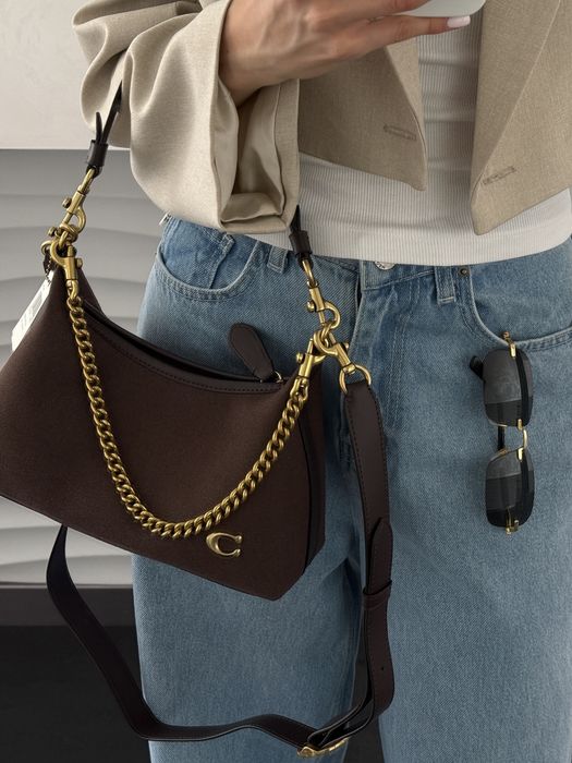 Сумка Coach коричнева