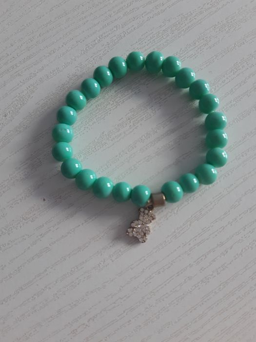 Miętowa bransoletka