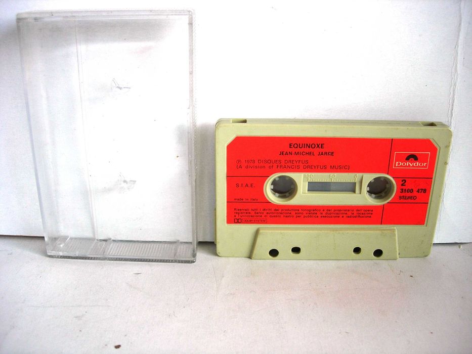 Jean Michel Jarre "Equinoxe" kaseta magnetofonowa Disques Dreyfus FR