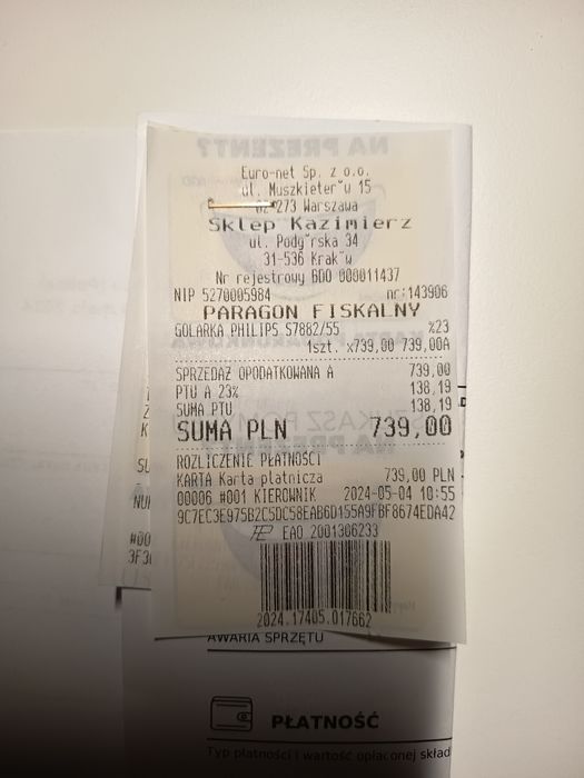 Golarka Philips S7882/55