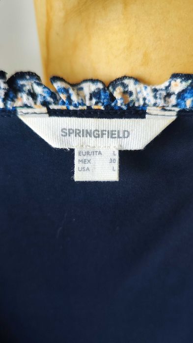 Vestido estampado Springfield