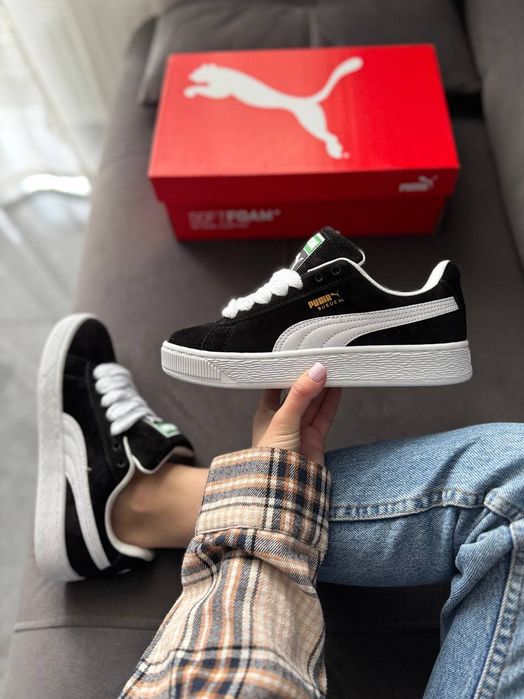 Кросівки Puma Suede XL White - Black premium
