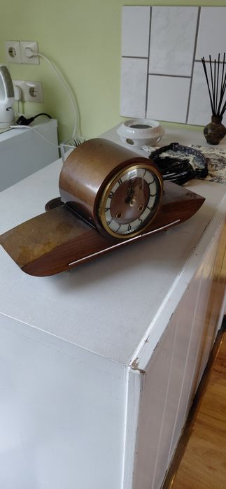 Zegar Vintage Kominkowy PRL Predom Metron