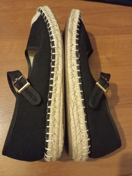 Espadryle czarne DeeZee rozmiar 39