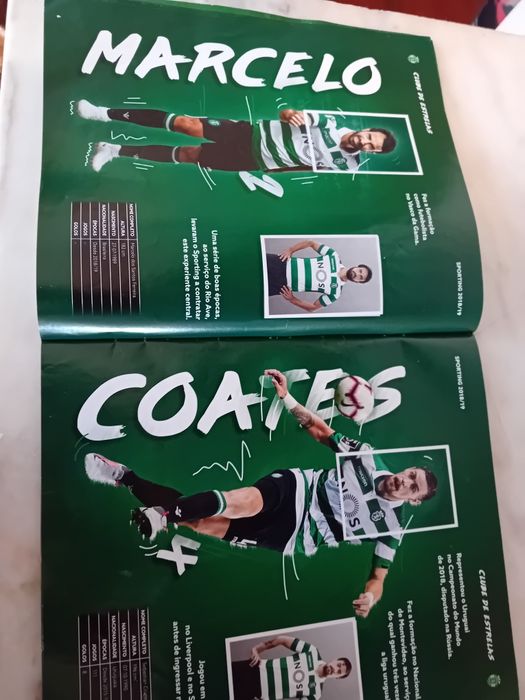 Caderneta Sporting Record 2018/19