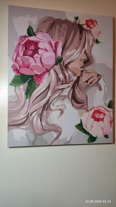 Картина маслом і алмазами