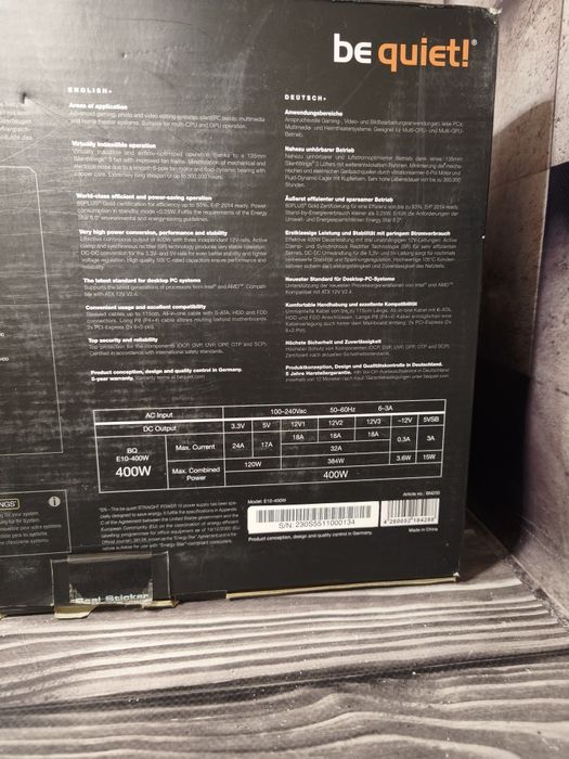 Be quiet Straight Power 10 400W Premium Блок питания для ПК