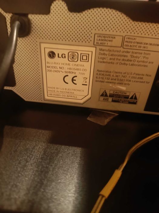 Sistema de som Home Cinema LG com ligação iPod e blu-ray