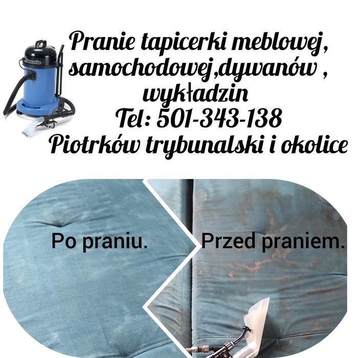 Pranie tapicerki meblowej i samochodowej