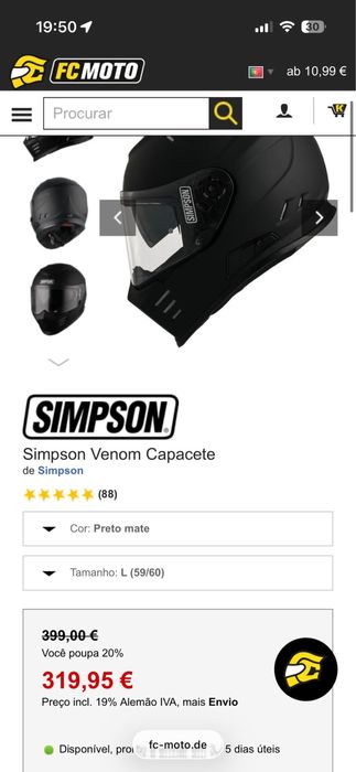 Capacete Simpson