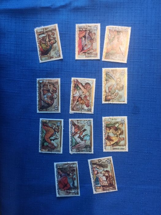 Komplet znaczków 11 sztuk Republique du Burundi