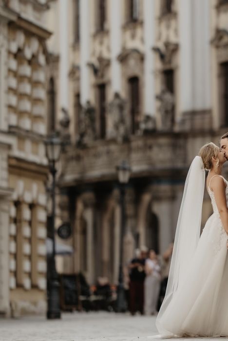 Welon w kolorze  ivory 170 cm