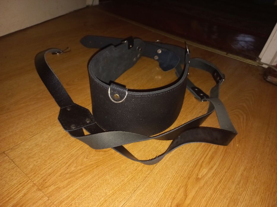 Pas kopalniany skorzany