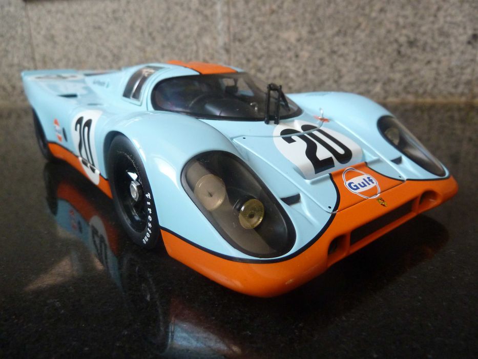 1:18 AutoArt, Porsche 917K, Gulf, Steve McQueen Collection, 1970, Minichamps