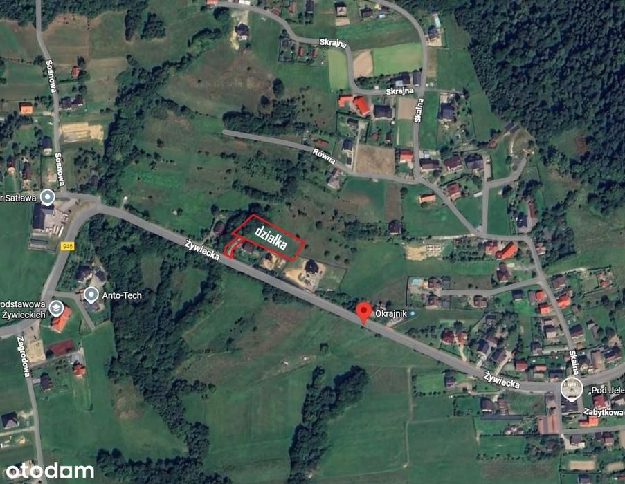 Pięknie położona WIDOKOWA działka w OKRAJNIKU - Żywiec 14min! - Widok 2