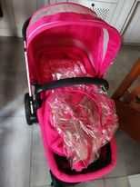 Wózek dziecięcy różowy