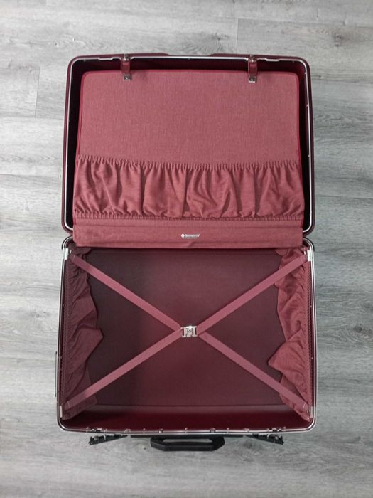 SAMSONITE Saturn™ bordeaux Mala de viagem rígida c/ chave original