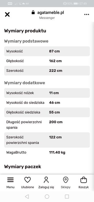 Narożnik Agata Meble