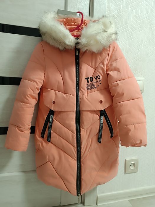 Пальто на дівчинку 134 р.