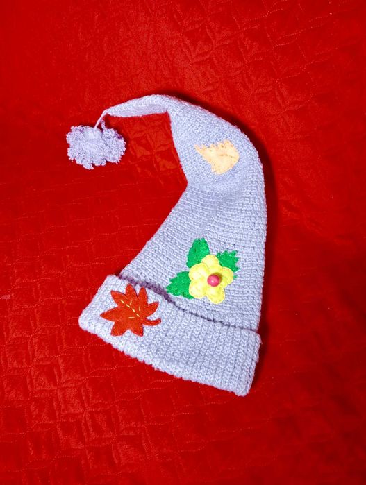 czapki, wykonane ręcznie z sercem!