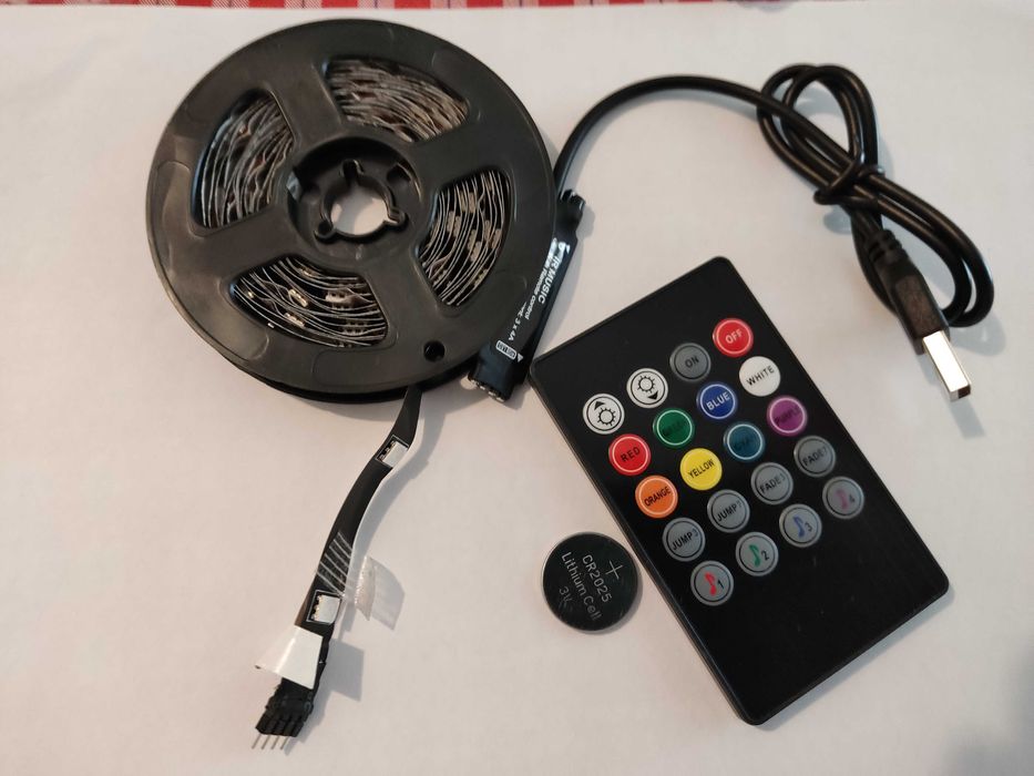 Fita LED controlo musica envio grátis