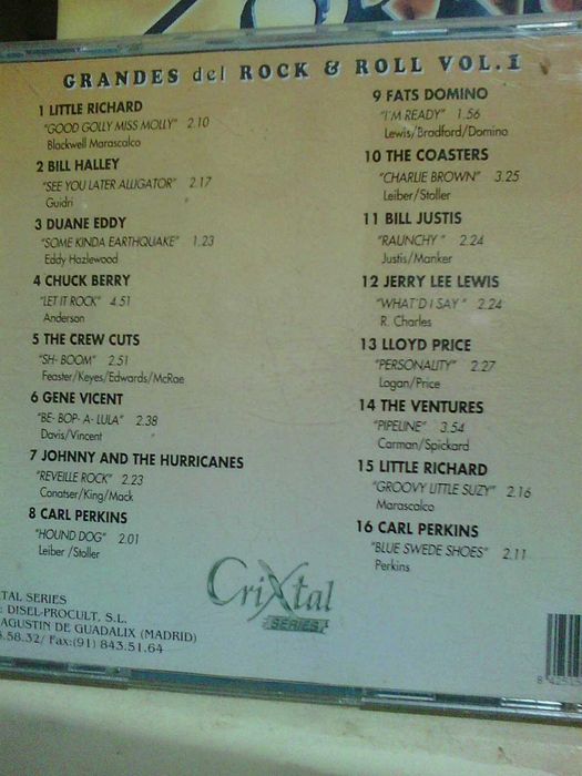 lendas del rock  and roll volume1 CD música - envio grátis incluído no preço
