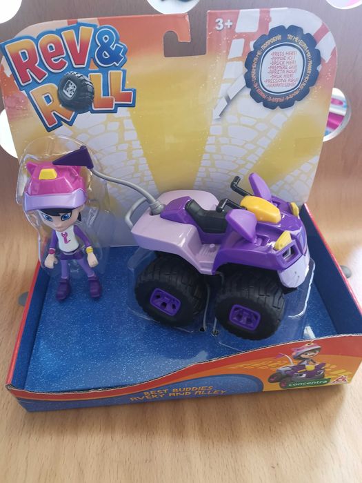Kit de 2 Rev & Roll Veiculos com Figura 3+ Novos