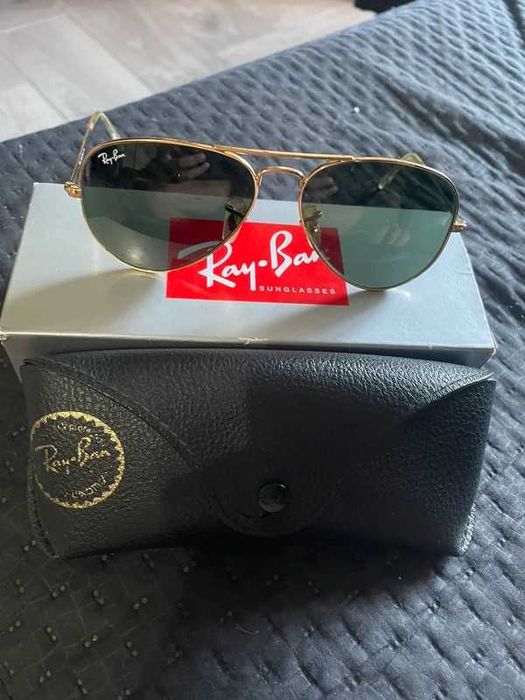 okulary przeciwsłoneczne Ray-Ban round metal green unisex