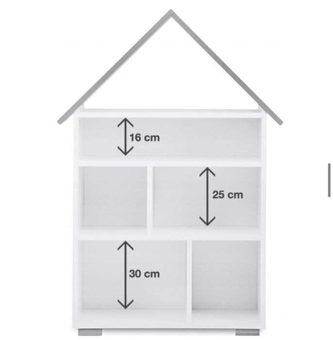 Domek dla dzieci bialo rozowy