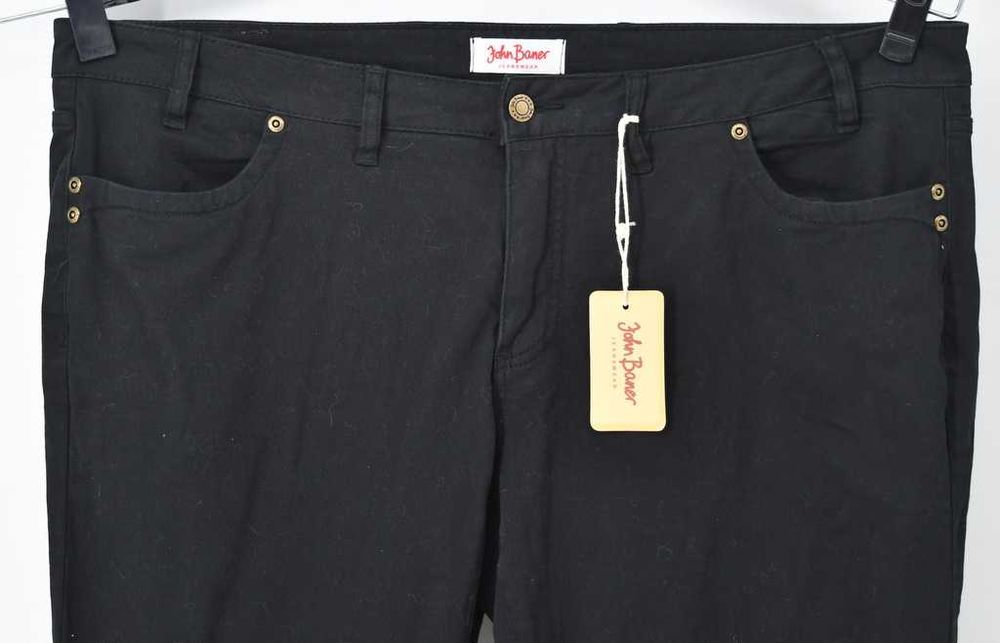 Cienkie jeansy z mankietami John Baner 50