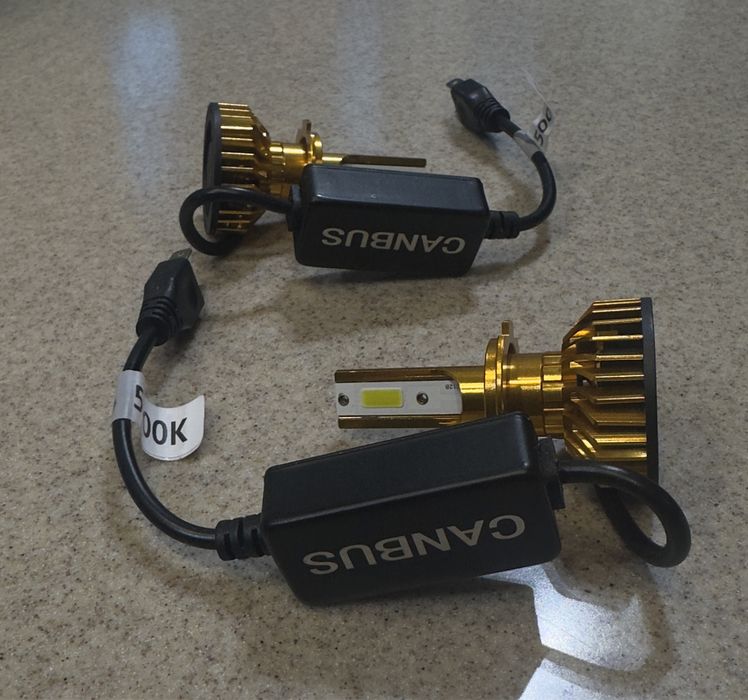 Led лампочки H7 H4 Canbus 5000K лед лампи вентілятор охолодження Н7