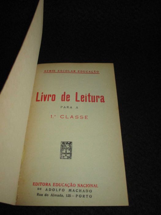 Livros Colecção Série Escolar Educação Livro de Leitura