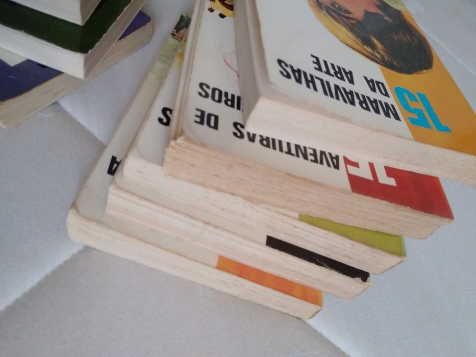 Alguns livros da coleção Série 15 Verbo ou Safari - Aventura