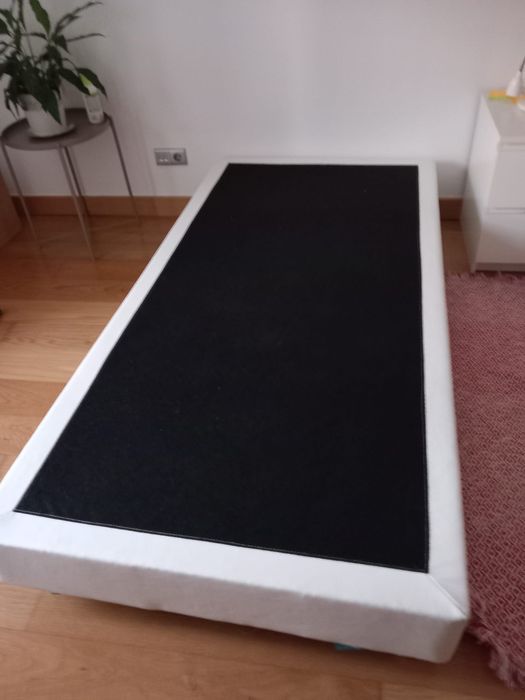 Cama de Solteiro + Colchão 1,95M X 1M ELEGANCE + Cabeceira
