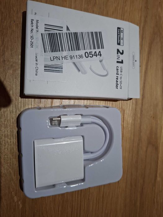 Usb-C SD/MicroSD Card Reader,adapter do iPhone, iPad, Mac,Android