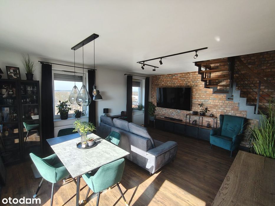 Dwupoziomowe 77 m² | Taras 17 m² | parking | Winda | Stara Cegielnia