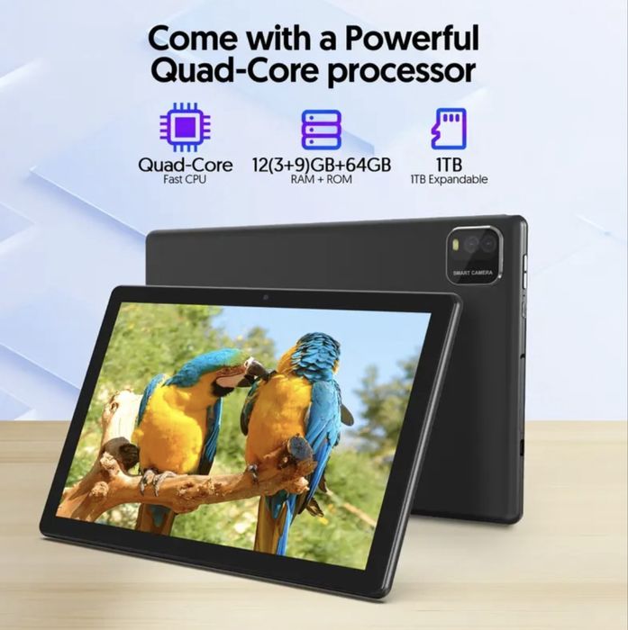 Планшет ANDROID 15 TABLET Память 12/64 Батарея 6000!+ Чехол в Подарок!