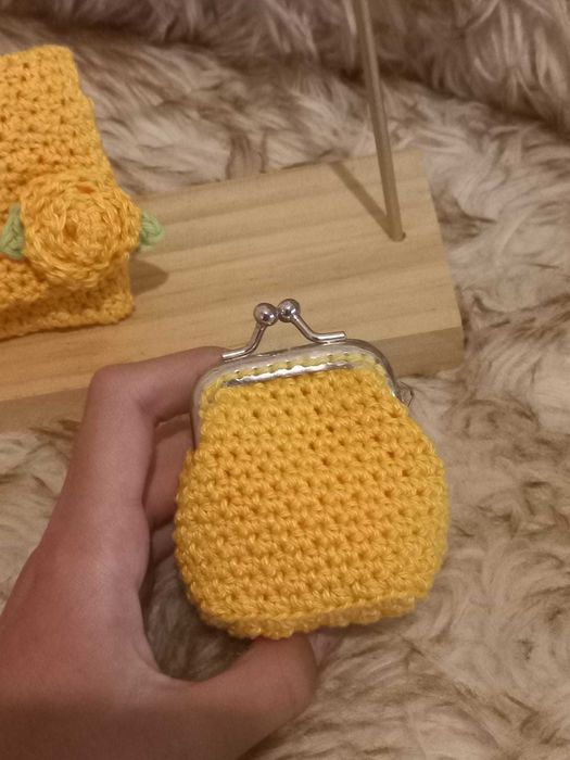 Conjunto de porta moedas e porta cartões