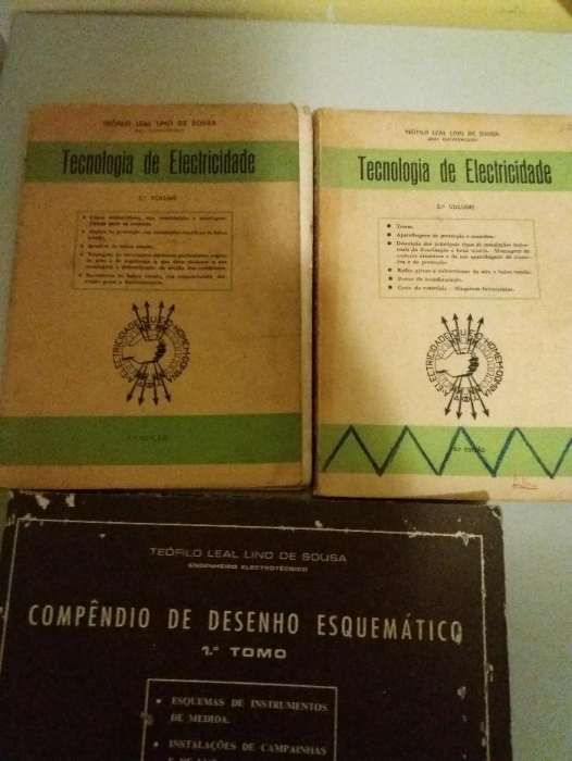 Livros de desenho esquemático e electricidade